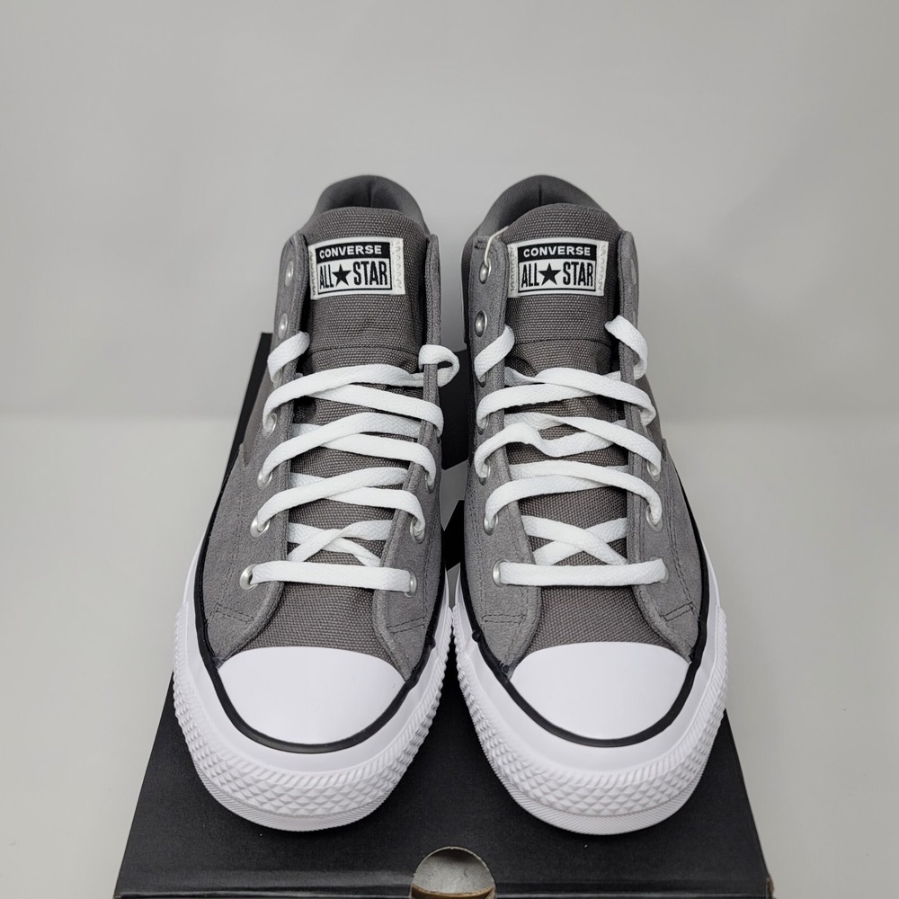 Converse Chuck Taylor All Star Mid Malden Street Canvas &‎ Suede Men's 10 Gray - Picture 2 of 8